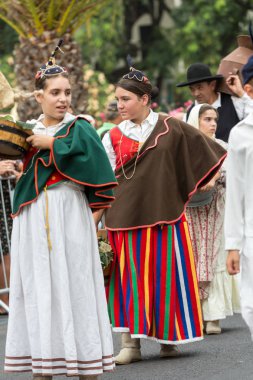  Funchal 'da Madeira Şarap Festivali. Madeira, Portekiz.