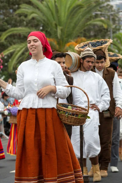 Festiwal Wina Madery w Funchal. Madera, Portugalia. — Zdjęcie stockowe