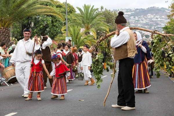 Festiwal Wina Madery w Funchal. Madera, Portugalia. — Zdjęcie stockowe