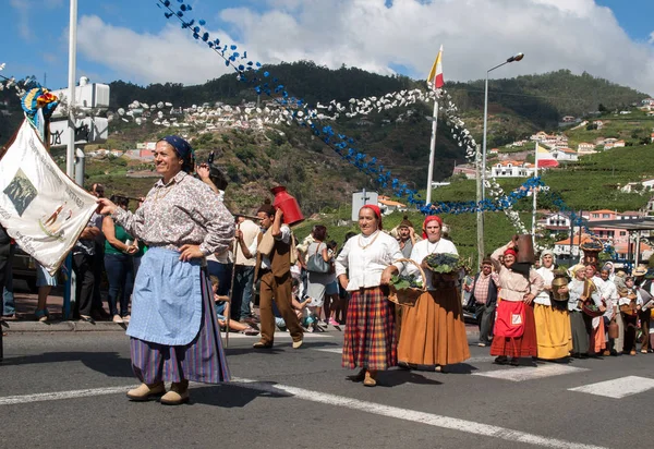 Festival del Vino de Madeira en Estreito de Camara de Lobos, Madeira, Portugal . —  Fotos de Stock