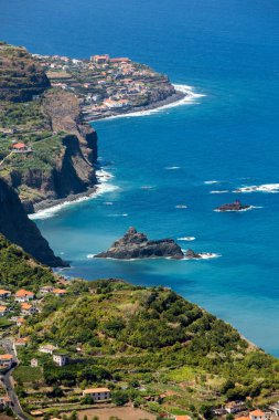 Viewpoint over the north coast of Madeira, Portugal clipart