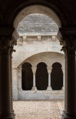 Montmajour Arles, Fransa yakınındaki, St. Peter Abbey manastırda