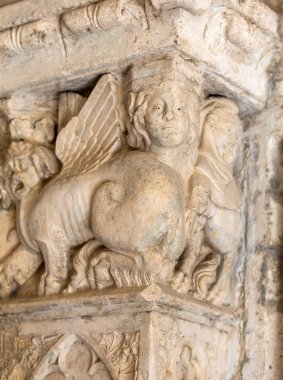 Montmajour Arles, Fransa yakınındaki, St. Peter Abbey manastırda