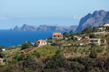 Madeira, Portekiz Kuzey kıyısında üzerinde bakış açısı