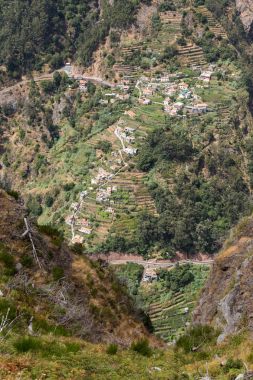 Rahibeler Vadisi, Portekiz, Madeira Adası 'ndaki Curral das Freiras.