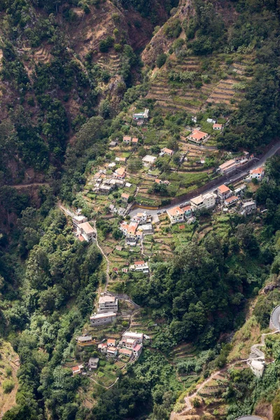 Vallei der nonnen, Curral das Freiras op Madeira, Portugal — Stockfoto