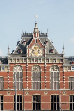 Amsterdam 'daki merkez istasyon Hollanda