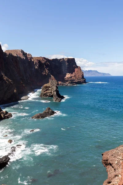 Bela paisagem na Ponta de São Lourenco, parte oriental da Madeira, Portugal — Fotografia de Stock