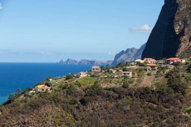 Madeira, Portekiz Kuzey kıyısında üzerinde bakış açısı