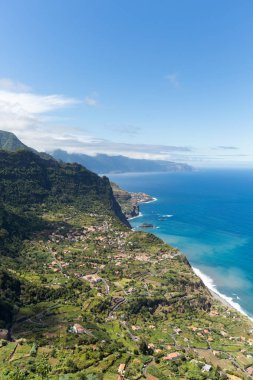 Madeira, Portekiz Kuzey kıyısında üzerinde bakış açısı