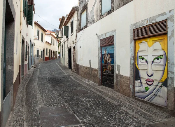 Funchal Madera Portugalia Września 2016 Strefa Velha Najstarsza Dzielnica Słynie — Zdjęcie stockowe