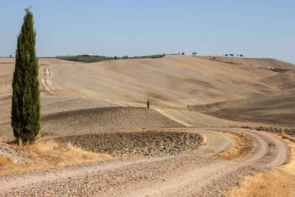 Het Landschap Van Toscane Italië — Stockfoto