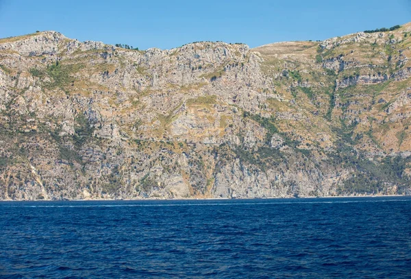 Kilátás Amalfi Partra Sorrento Positano Között Campaniában Olaszország — Stock Fotó