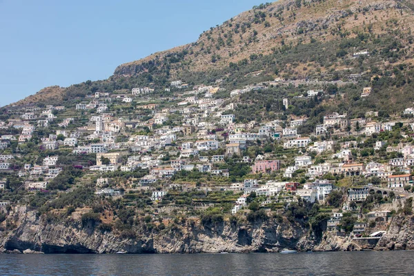 Exclusive Villas Apartments Rocky Coast Amalfi Campania Italy — Stock Photo, Image