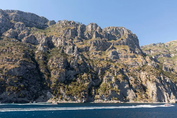 Utsikt Över Amalfikusten Mellan Sorrento Och Positano Kampanien Italien — Stockfoto