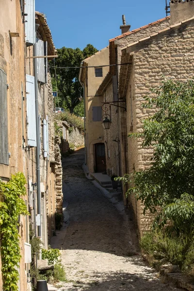 Úzká Ulice Středověkém Městě Gordes Provence Francie — Stock fotografie