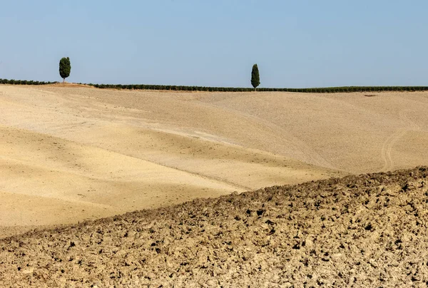 Αγροτικό Τοπίο Της Τοσκάνης Ιταλία — Φωτογραφία Αρχείου