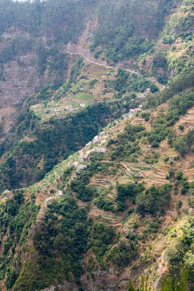 Údolí Jeptišek Curral Das Freiras Ostrově Madeira Portugalsko — Stock fotografie