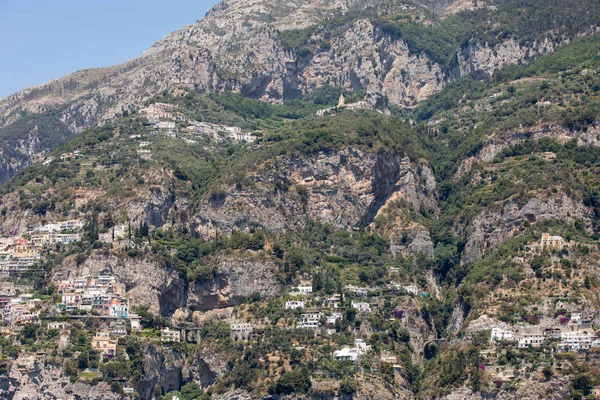 Exklusive Villen Und Hotels Der Felsigen Küste Von Amalfi Kampanien — Stockfoto