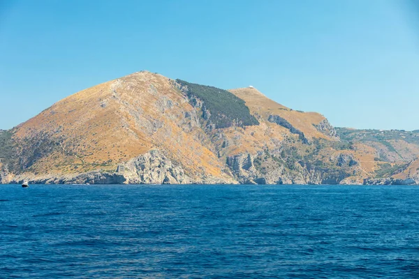 Una Vista Costa Amalfi Entre Sorrento Positano Campania Italia —  Fotos de Stock