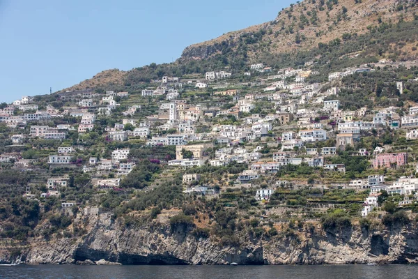Exclusive Villas Apartments Rocky Coast Amalfi Campania Italy — Stock Photo, Image
