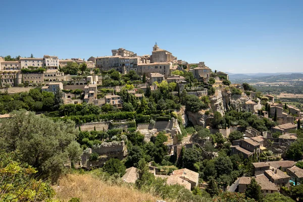 Středověké Horské Město Gordes Provence Francie — Stock fotografie