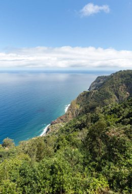 Madeira, Portekiz Kuzey kıyısında üzerinde bakış açısı