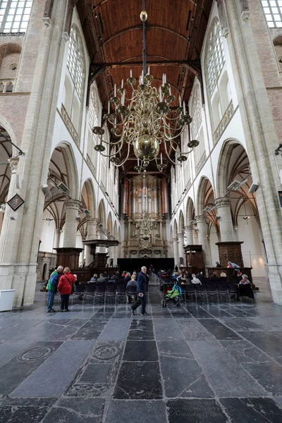 Alkmaar Países Baixos Abril 2017 Interior Igreja São Lourenço Grote — Fotografia de Stock