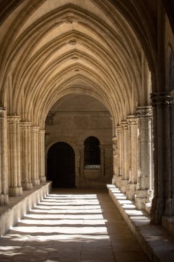 Romanesk kilise, Saint Trophime Katedrali Arles Cloisters. Provence, Fransa