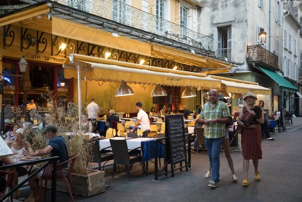 Arles Francja Czerwca 2017 Cafe Van Gogh Place Forum Arles — Zdjęcie stockowe
