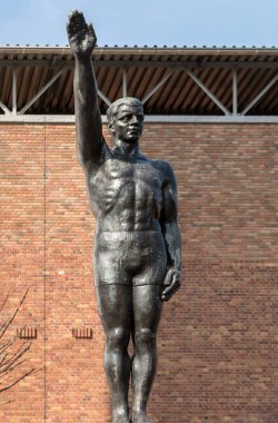 Amsterdam Olympic Stadium (Olympisch Stadion), 1928 Yaz Olimpiyatları'nda Stadionplein, Amsterdam, Hollanda için ana Stadyumu