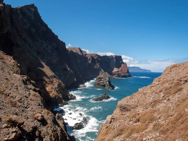 Portekiz Madeira Şehrinin Doğusundaki Ponta Sao Lourenco Güzel Bir Manzara — Stok fotoğraf