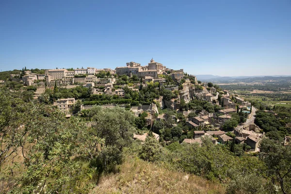 Ville Médiévale Perchée Gordes Provence France — Photo