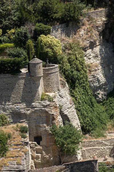 Średniowieczne Wzgórze Gordes Prowansja Francja — Zdjęcie stockowe