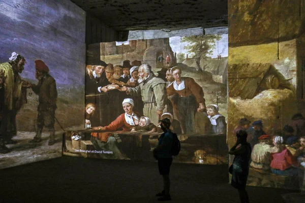 Les Baux Francia Junio 2017 Fantástico Maravilloso Mundo Bosch Brueghel — Foto de Stock