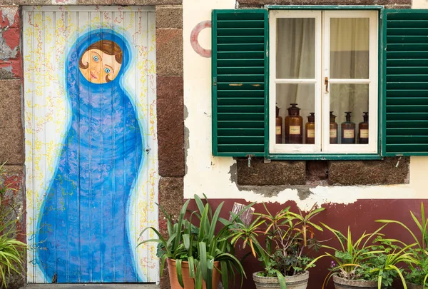 Funchal Madeira Portugal Setembro 2016 Zona Velha Bairro Mais Antigo — Fotografia de Stock