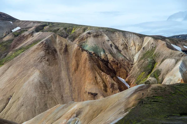 화산섬 Landmannalaugar 화산이 Fjallabak 구역에 있습니다 아이슬란드 — 스톡 사진