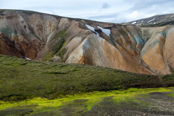 Vulkanische Berge Von Landmannalaugar Fjallabak Nature Reserve Island — Stockfoto