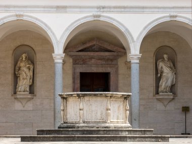 Benedictine abbey Monte Cassino, manastır. İtalya