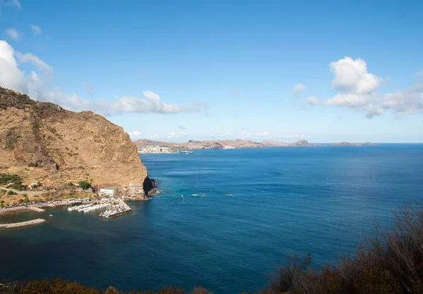 Bahía Machico Costa Este Isla Madeira Portugal —  Fotos de Stock