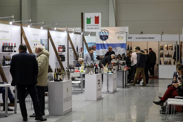 Polonia Cracow Noviembre 2017 Feria Internacional Del Vino Enoexpo Cracovia —  Fotos de Stock