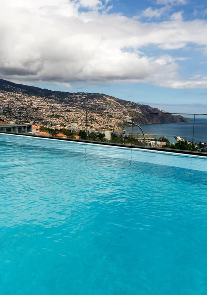 Vista Panoramica Funchal Sull Isola Madeira Portogallo — Foto Stock