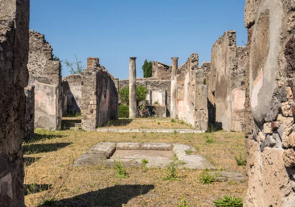 Antigua Ciudad Pompeya Italia Ciudad Romana Destruida Por Volcán Vesubio —  Fotos de Stock