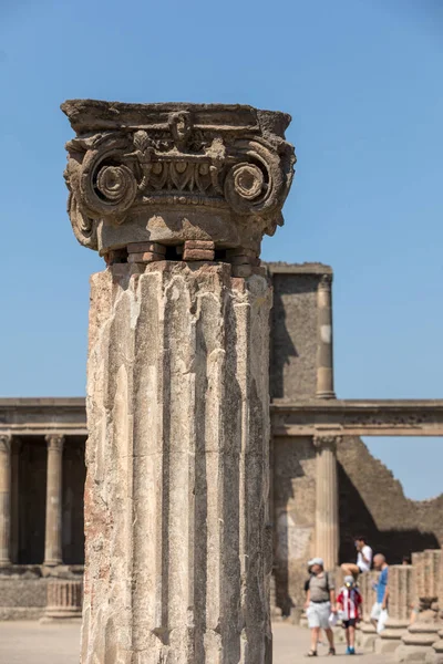Pompeii Talya Haziran 2017 Antik Pompeii Talya Roma Şehri Vezüv — Stok fotoğraf