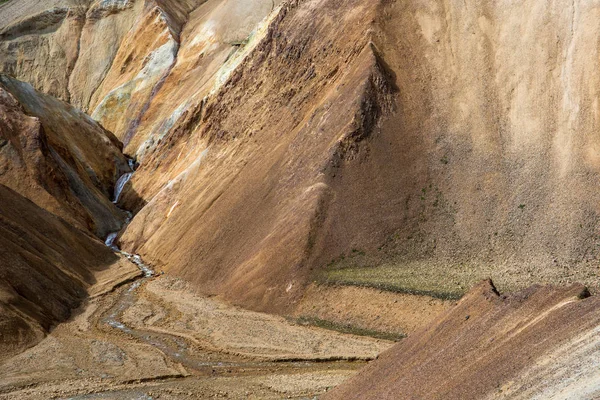 Fjallabak Doğa Rezervi Ndeki Landmannalaugar Volkanik Dağları Zlanda — Stok fotoğraf