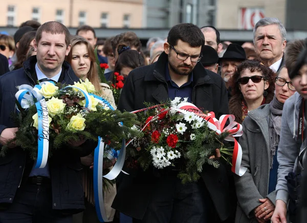 Cracow Poland March 2018 75Th Anniversary Krakow Ghetto Liquidation Remembrance — Stock Photo, Image