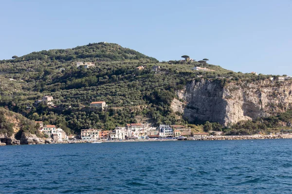 Utsikt Över Amalfikusten Mellan Sorrento Och Positano Kampanien Italien — Stockfoto