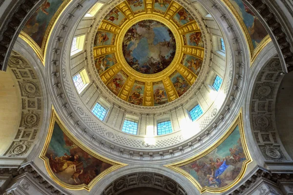 Paris Frankrijk November 2017 Plafond Van Invalides Parijs Frankrijk — Stockfoto