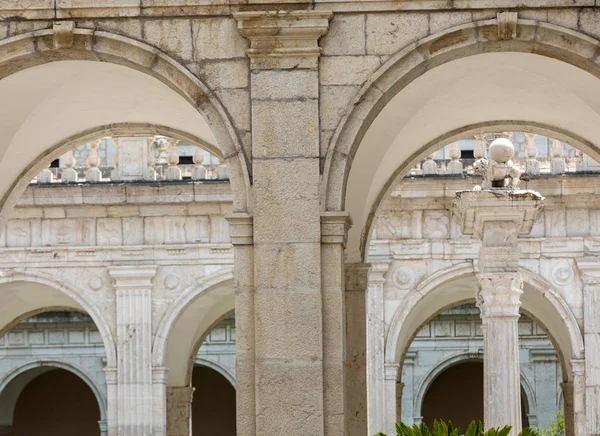 Montecassino Giugno 2017 Chiostro Dell Abbazia Benedettina Montecassino Italia — Foto Stock