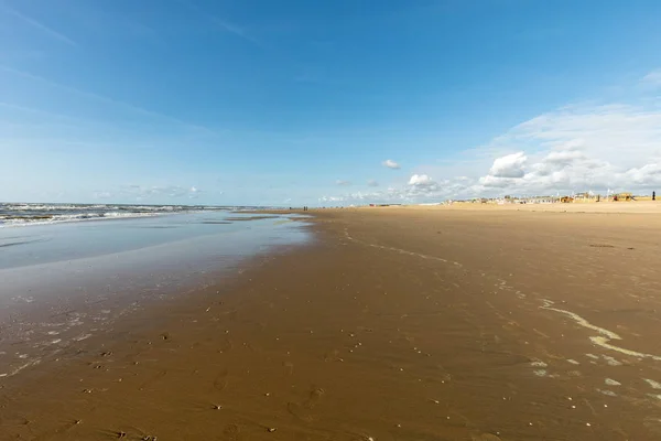 Vue Sur Plage Mer Nord Katwijk Aan Zee Hollande Méridionale — Photo